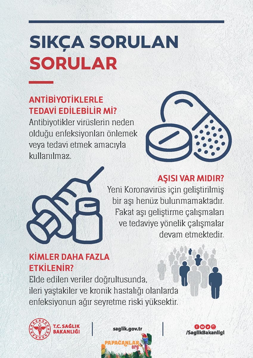 Ministerio de Salud (Turquía) informa sobre el nuevo coronavirus (Covid-19)
