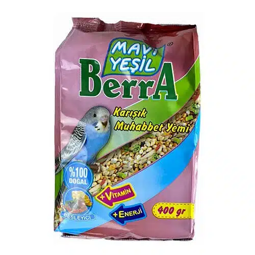 Mavi Yeşil Berra Nutritious Mixed Budgerigar Food 400 G
